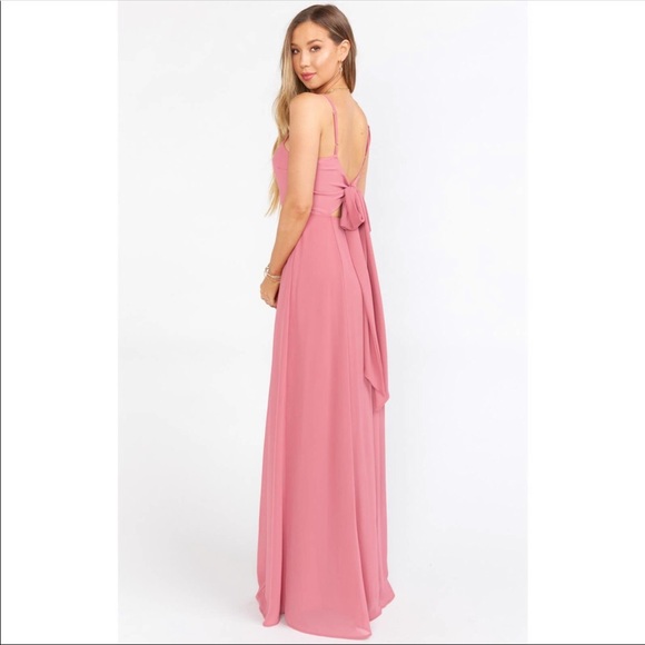 NWT Show Me Your Mumu Lauren Tie Back Chiffon A-Line Small - Picture 2 of 9